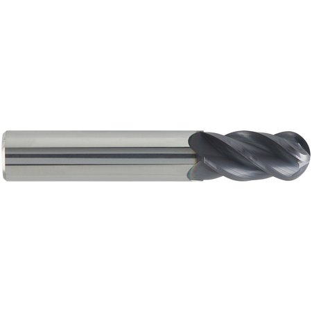 CGS TOOL Hi Velocity Ball End 4Fl 3/8" Dia 1" Loc 2-1/2" Oal W/Altin Coating HV142-3750